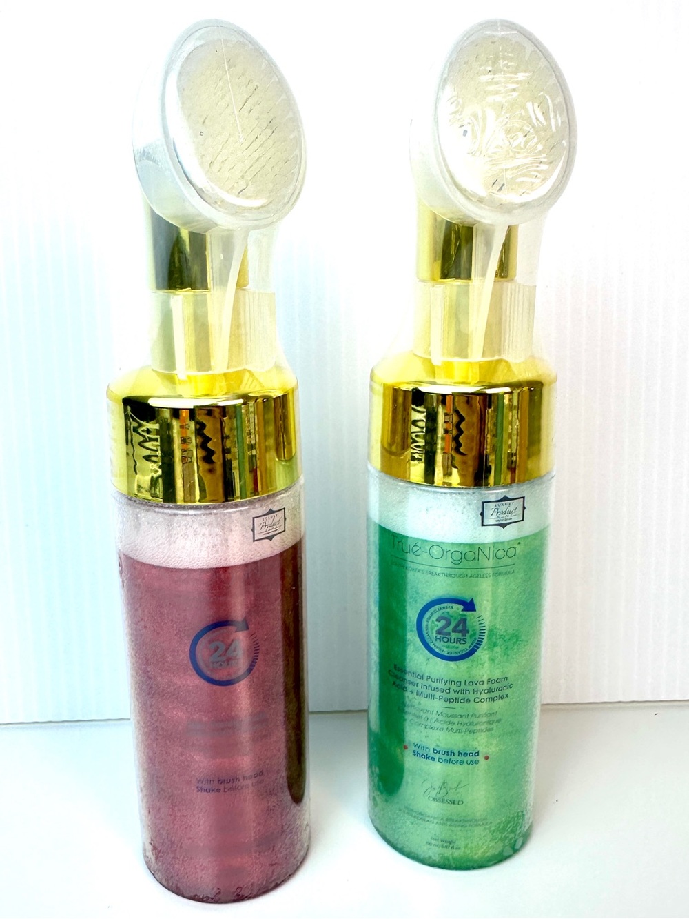 Bundle of 2 Purifying Foam Cleansers with Silicone Brush